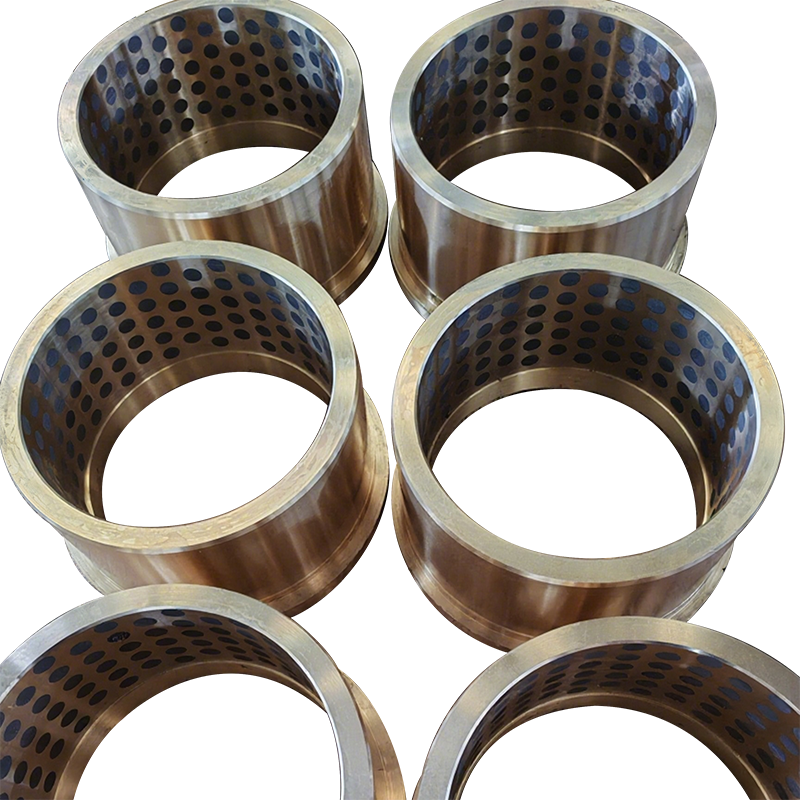 Selvsmørende bøssinger av aluminium bronse for ingeniørmaskiner